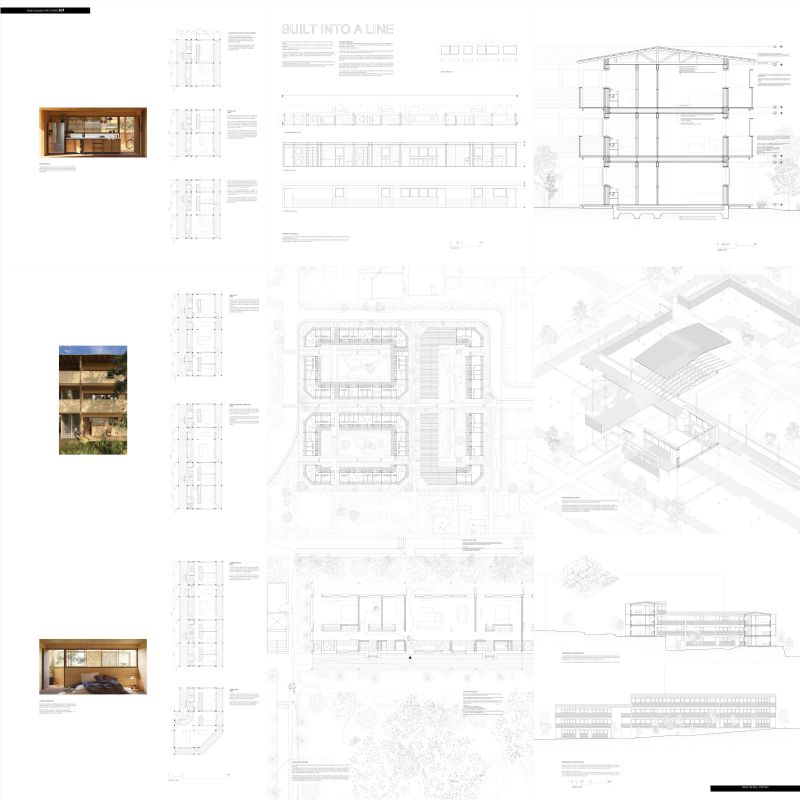 Built into a Line by Mirai Tanabe